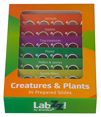 Imagen principal de Levenhuk LabZZ CP24 Creatures & Plants Juego de 24 Preparaciones Micro