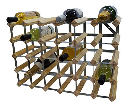 Imagen principal de DS Wineware 30 Botellero Tradicional para Vino, Totalmente montado, Ce
