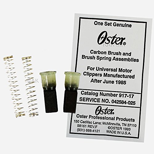 Imagen principal de Oster Carbon Brush and Brush Spring Assemblies (for Universal motor Cl