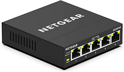 Imagen principal de NETGEAR Switch Ethernet Smart de 5 puertos GS305E-100PES