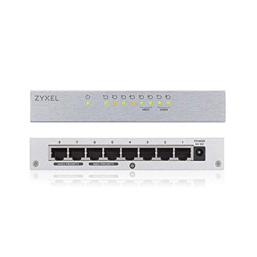 Imagen principal de Zyxel Ethernet de 8 puertos Conmutador Gigabit de escritorio | Plug & 