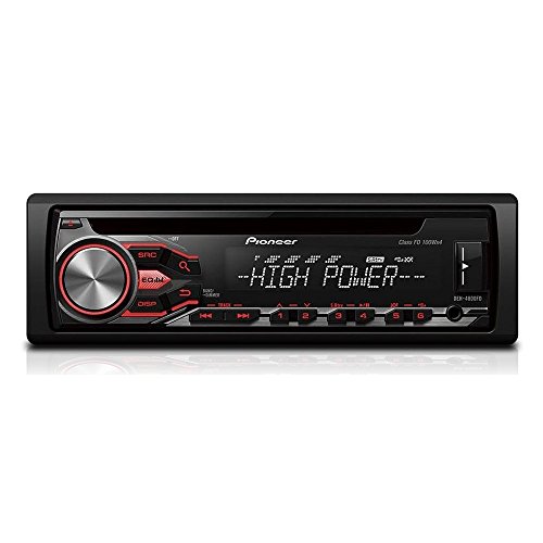 Imagen principal de Pioneer DEH-4800FD - Autoradio de alta potencia con sintonizador RDS, 