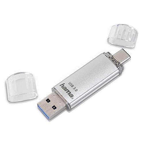 Imagen principal de Hama Memoria USB 3.0 de 256 GB y USB 3.1 Tipo C (Memoria USB 2 en 1, p