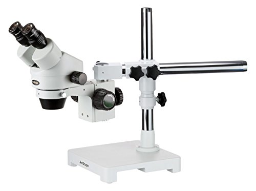 Imagen principal de Microscopio de zoom estéreo 3.5X-90X con soporte de brazo único