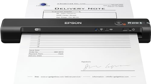 Imagen principal de Epson WorkForce ES-60W, Escáner Portátil Inalámbrico con WiFi, Carg