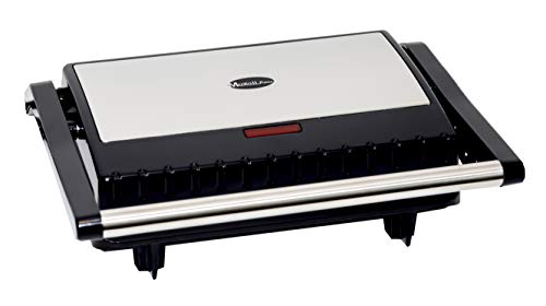 Imagen principal de SANDWICHERA GRILL PANINI PEQUEÑA 850W ANTIADHERENTE 230X145MM PLANCHA