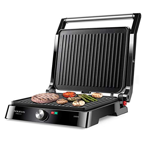 Imagen principal de Taurus - Grill Plancha de Asar ETNA INOX 2200W |2en1| Superficie Antia