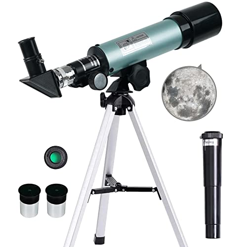 Imagen principal de Mijiao Telescopio Astronómico para Niños, Telescopio 360/50mm 90X Te