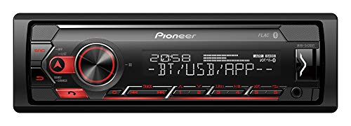 Imagen principal de PIONEER Receptor 1-DIN con Bluetooth, iluminación roja/blanca, conect