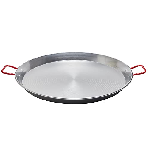 Imagen principal de La Ideal - Paellera valenciana para 40 personas, Gris, 80 cm (C-32RED)