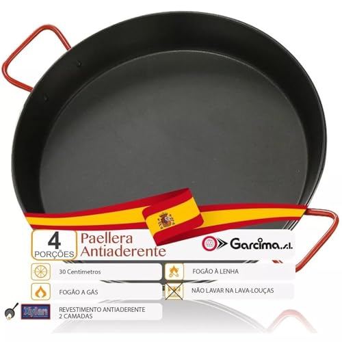 Imagen principal de Garcima - Paellera Valenciana Antiadherente Para 4 Personas 30 cm.