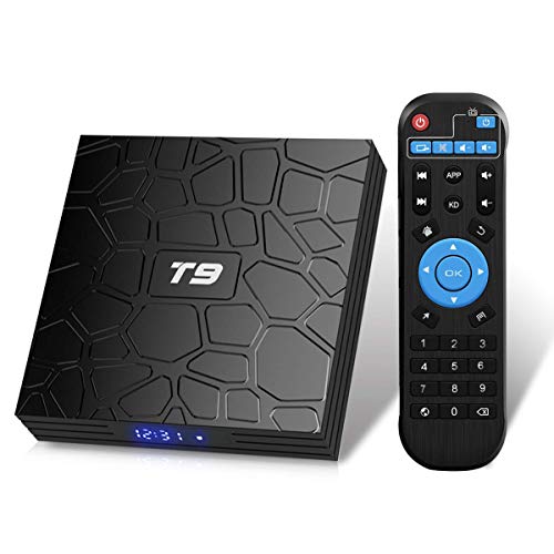 Imagen principal de TV Box, T9 Android 9.0, 4GB RAM/32GB ROM RK3318 Quad-Core Media Box So