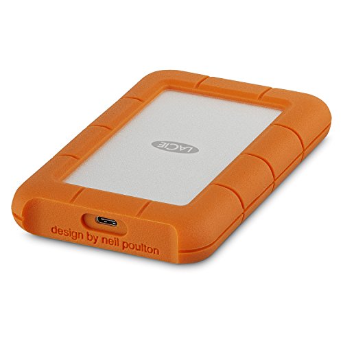 Imagen principal de Lacie Rugged Mini - Disco Duro portátil para Mac y PC, 1 TB (USB-C + 