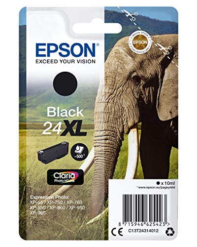 Imagen principal de Epson C13T24314022 - Cartucho de tinta, XL, color negro