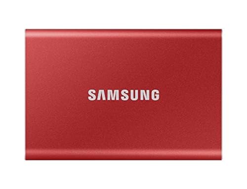 Imagen principal de SAMSUNG T7 SSD portátil - 1 TB - USB 3.2 Gen.2 SSD Externo Rojo