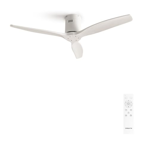 Imagen principal de CREATE / WINDCALM/Ventilador de techo blanco y mando / 40W, Silencioso