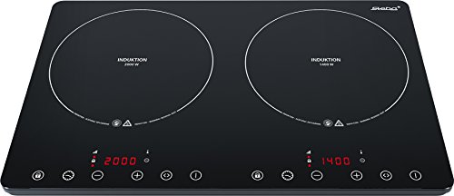 Imagen principal de Placa de inducción doble Steba Ultraplana, fácil de limpiar, control