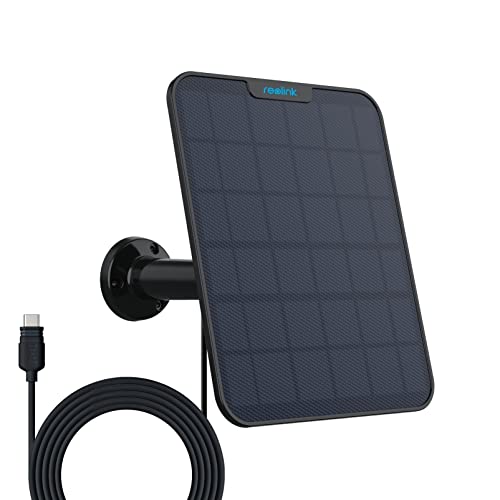 Imagen principal de [Versión Actualizada 2023] Reolink 6W Panel Solar (Negro) para Cámar