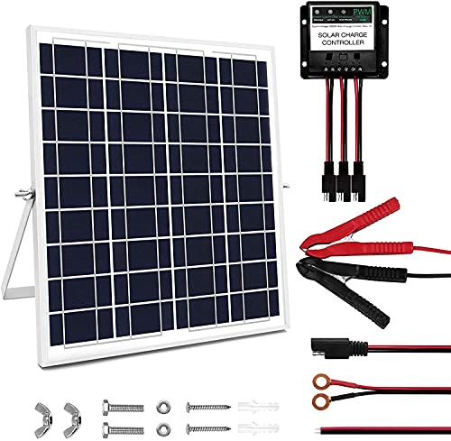 Imagen principal de Panel solar de 20 W 12 V portátil panel solar coche Trickle kit carga