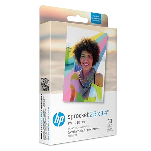 Imagen principal de HP piñón 2.3x3.4 - HP SPROCKET SELECT/PLUS - 50 unidades