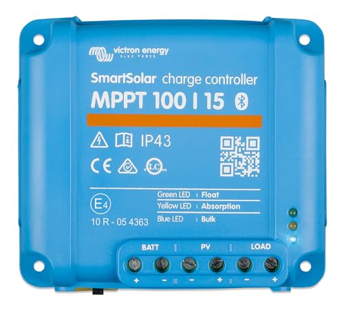 Imagen principal de Victron Energy SmartSolar MPPT 100V 15 amperios 12/24-Voltios Controla