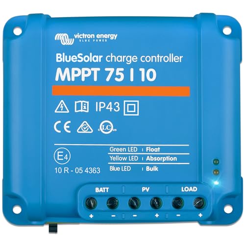 Imagen principal de Victron Energy BlueSolar MPPT 75V 10 amperios 12/24-Voltios Controlado