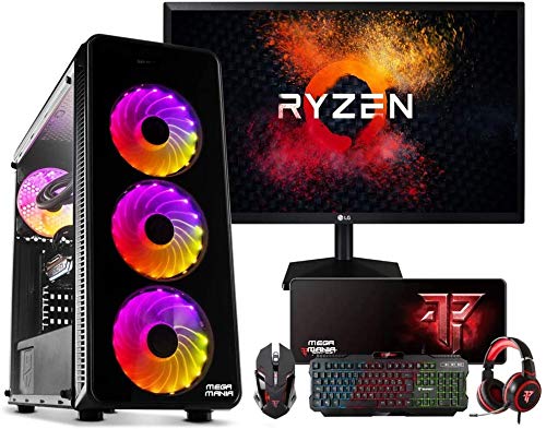 Imagen principal de Megamania PC Gaming AMD Ryzen 7 5700G Ordenador de sobremesa 4.6GHz Tu