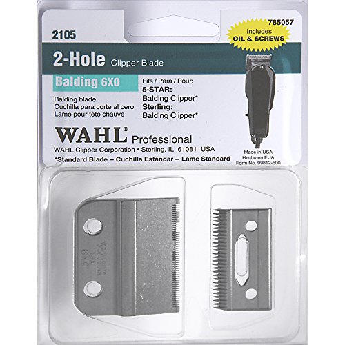 Imagen principal de WAHL Professional 2 Hole Balding 6x0 Clipper Blade (Model:2105)