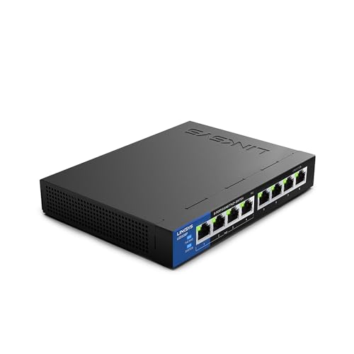 Imagen principal de Linksys LGS108P-EU switch de red Gigabit no administrado de 8 puertos 