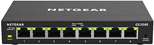 Imagen principal de Netgear GS308E-100PES Switch 8 Puertos