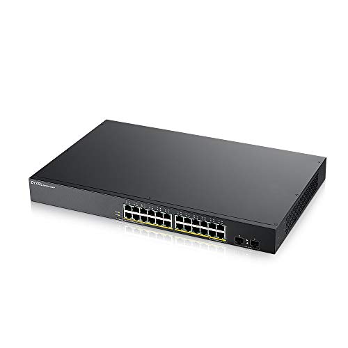 Imagen principal de Zyxel Switch PoE Gigabit de 24 puertos | Gestión inteligente | Montaj