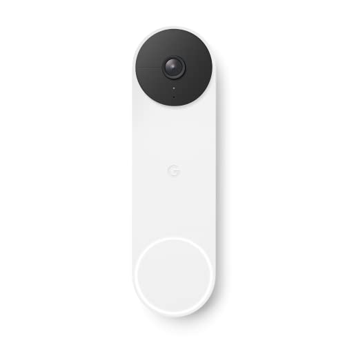 Imagen principal de Google Nest Doorbell - Timbre de Video inalámbrico, Snow, 960p, Sólo