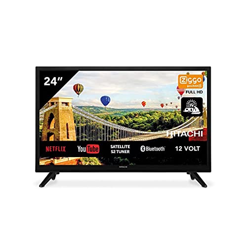 Imagen principal de Hitachi 24HE2202 DVB-S2/C/T2 Televisor de 24 pulgadas con Android TV, 