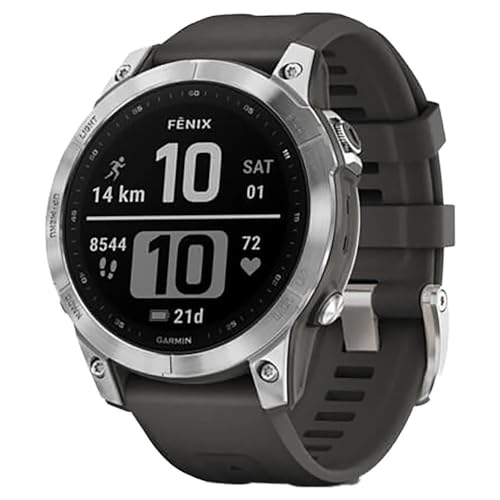 Imagen principal de Garmin Unisex adulto Reloj deportivo inteligente, Gris Plata, 0