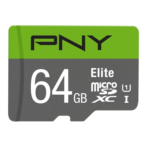 Imagen principal de PNY Elite Memoria Flash - Tarjeta de Memoria (64 GB, MicroSDXC, Clase 