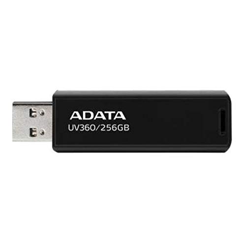 Imagen principal de ADATA 256 GB Unidad Flash USB3.2 UV360 Negro con Conector USB Deslizan