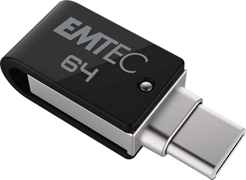 Imagen principal de Memoria emtec usb 3.2 dual mobile & go type-c /usb 64 gb