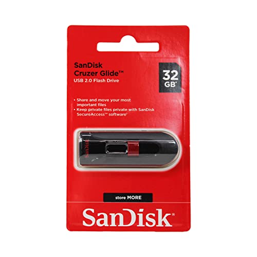 Imagen principal de SanDisk 32 GB Cruzer Glide Memoria Flash USB -Paquete de 3 Unidades