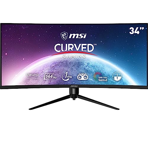 Imagen principal de MSI Optix MAG342CQR - Monitor Gaming Curvo 34, VA, UWQHD, 144Hz (3440x