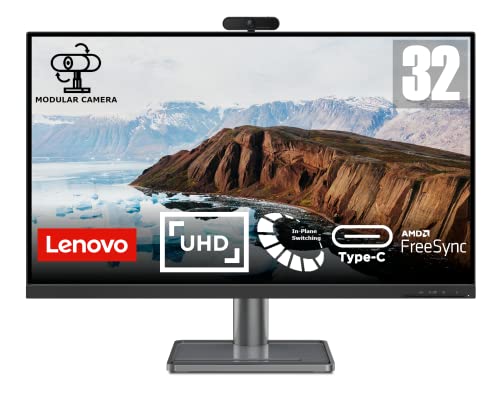 Imagen principal de Lenovo L32p-30 - Monitor 31.5'' 4K UHD (IPS, 60Hz, 4ms, HDMI+DP+USB-C,