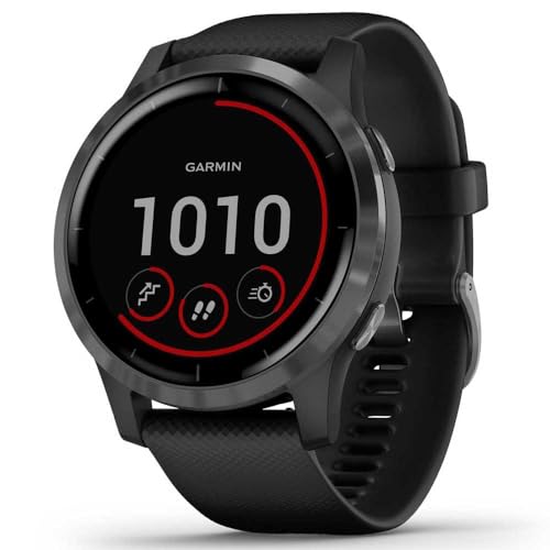 Imagen principal de Garmin Vivoactive 4, Reloj Inteligente Unisex Adulto, Contactos, Negro