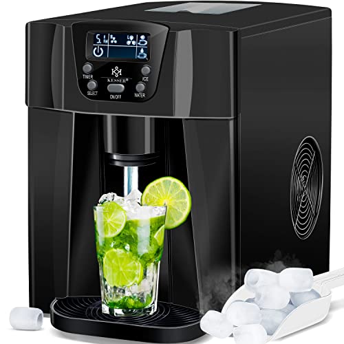 Imagen principal de KESSER® Máquina de hacer hielo Cubitos de acero inoxidable 100W | Cu