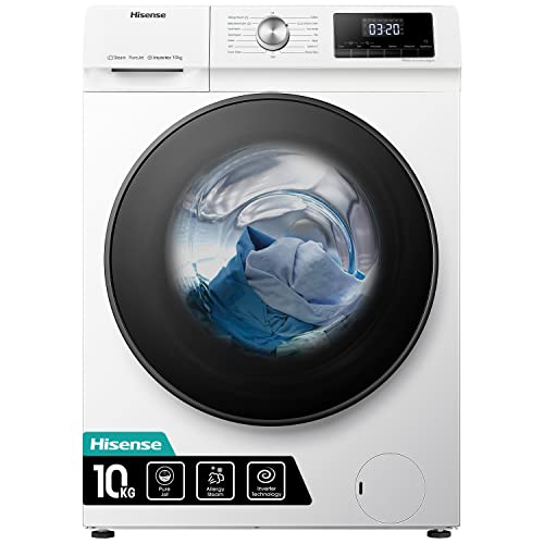 Imagen principal de Hisense WFQA1014EVJM Lavadora con función de vapor/10 kg/AquaStop/140