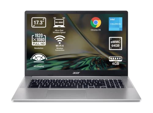 Imagen principal de Acer Chromebook 317 CB317-1H - Ordenador Portátil 17.3 HD, Laptop (In