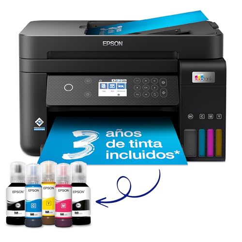 Imagen principal de Epson EcoTank ET-3850, Impresora Wifi A4 Multifunción 3en1 con Depós