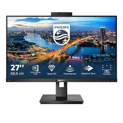 Imagen principal de Philips Monitors Philips 275B1H - Monitor QHD de 27 Pulgadas, Webcam, 