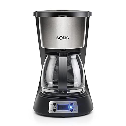 Imagen principal de Solac - Cafetera de Goteo Stillo Digital | 1.5L - 12 tazas | Filtro pe