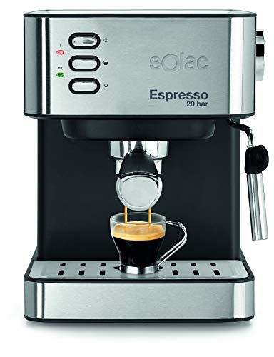 Imagen principal de Cafetera Espresso SOLAC CE4481 Espresso 20 Bar Gris