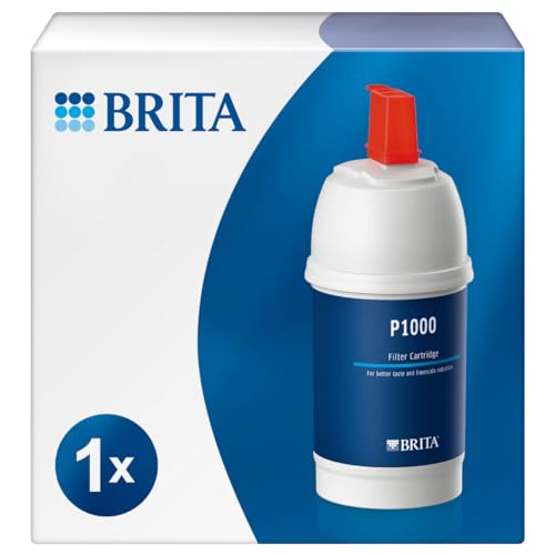 Imagen principal de BRITA Filtro de agua para grifo, 12 meses de agua filtrada, Blanco, 1 