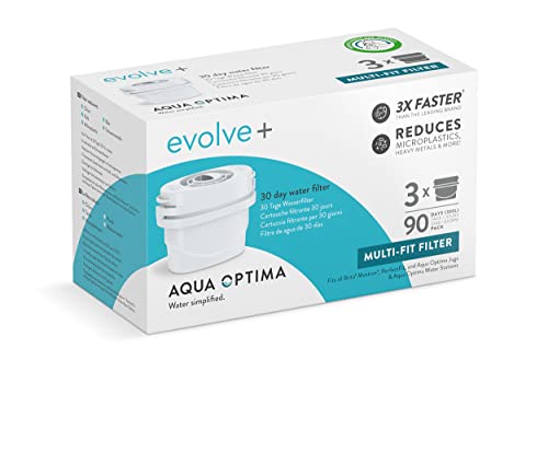 Imagen principal de Aqua Optima Cartucho de filtro de agua , paquete de 3 Evolve+ (suminis